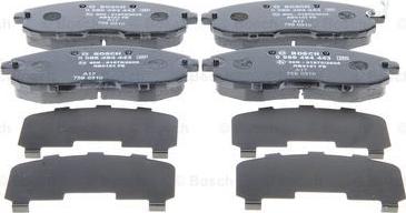 BOSCH 0 986 494 443 - Brake Pad Set, disc brake onlydrive.pro