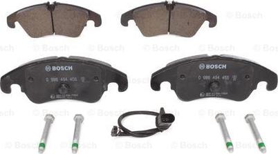 BOSCH 0 986 494 456 - Brake Pad Set, disc brake onlydrive.pro