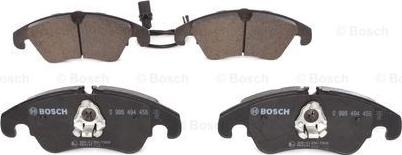 BOSCH 0 986 494 456 - Brake Pad Set, disc brake onlydrive.pro