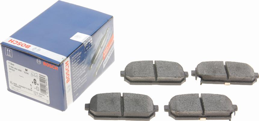 BOSCH 0 986 494 400 - Brake Pad Set, disc brake onlydrive.pro