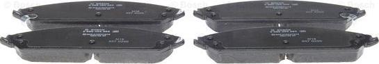 BOSCH 0 986 494 483 - Brake Pad Set, disc brake onlydrive.pro