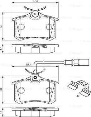 BOSCH 0 986 494 599 - Jarrupala, levyjarru onlydrive.pro