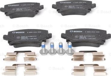 BOSCH 0 986 494 595 - Brake Pad Set, disc brake onlydrive.pro