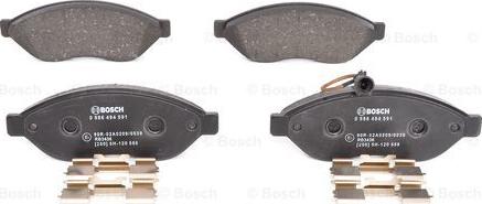 BOSCH 0 986 494 591 - Brake Pad Set, disc brake onlydrive.pro