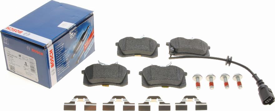 BOSCH 0 986 494 598 - Brake Pad Set, disc brake onlydrive.pro