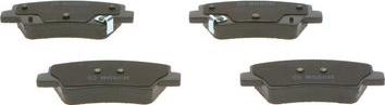 BOSCH 0 986 494 557 - Brake Pad Set, disc brake onlydrive.pro