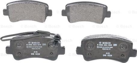 BOSCH 0 986 494 500 - Brake Pad Set, disc brake onlydrive.pro