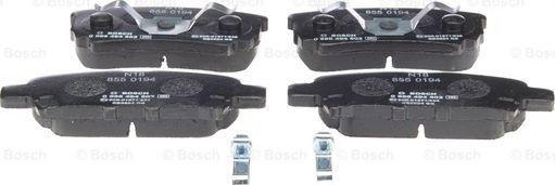 BOSCH 0 986 494 502 - Brake Pad Set, disc brake onlydrive.pro