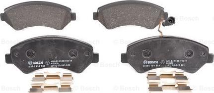 BOSCH 0 986 494 589 - Brake Pad Set, disc brake onlydrive.pro