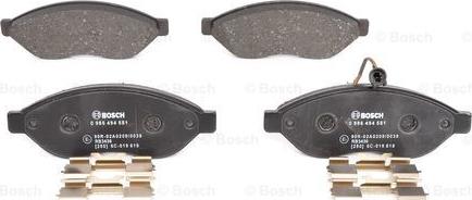 BOSCH 0 986 494 581 - Brake Pad Set, disc brake onlydrive.pro