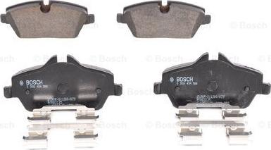 BOSCH 0 986 494 588 - Тормозные колодки, дисковые, комплект onlydrive.pro