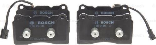 BOSCH 0 986 494 539 - Brake Pad Set, disc brake onlydrive.pro