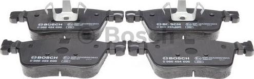 BOSCH 0 986 494 696 - Brake Pad Set, disc brake onlydrive.pro