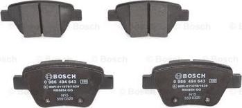 BOSCH 0 986 494 643 - Jarrupala, levyjarru onlydrive.pro