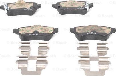 BOSCH 0 986 494 654 - Brake Pad Set, disc brake onlydrive.pro