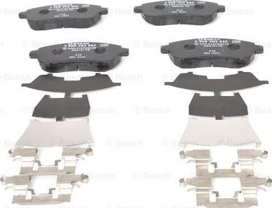 BOSCH 0 986 494 652 - Brake Pad Set, disc brake onlydrive.pro