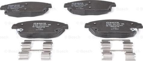 BOSCH 0 986 494 657 - Brake Pad Set, disc brake onlydrive.pro