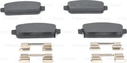 BOSCH 0 986 494 666 - Тормозные колодки, дисковые, комплект onlydrive.pro