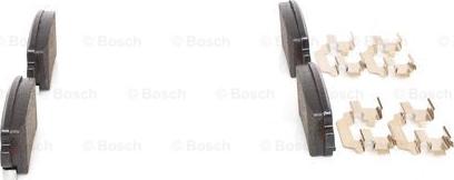 BOSCH 0 986 494 668 - Тормозные колодки, дисковые, комплект onlydrive.pro