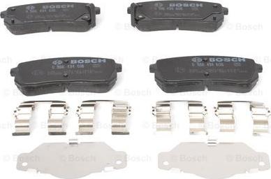 BOSCH 0 986 494 608 - Brake Pad Set, disc brake onlydrive.pro