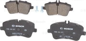 BOSCH 0 986 494 607 - Brake Pad Set, disc brake onlydrive.pro