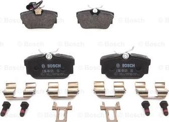 BOSCH 0 986 494 619 - Тормозные колодки, дисковые, комплект onlydrive.pro