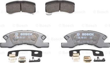 BOSCH 0 986 494 610 - Brake Pad Set, disc brake onlydrive.pro