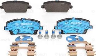 BOSCH 0 986 494 611 - Brake Pad Set, disc brake onlydrive.pro