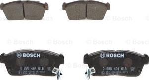 BOSCH 0 986 494 618 - Brake Pad Set, disc brake onlydrive.pro