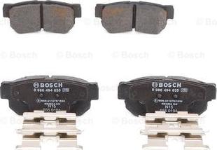 BOSCH 0 986 494 635 - Тормозные колодки, дисковые, комплект onlydrive.pro