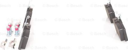 BOSCH 0 986 494 621 - Bremžu uzliku kompl., Disku bremzes onlydrive.pro