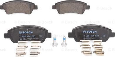 BOSCH 0 986 494 623 - Тормозные колодки, дисковые, комплект onlydrive.pro