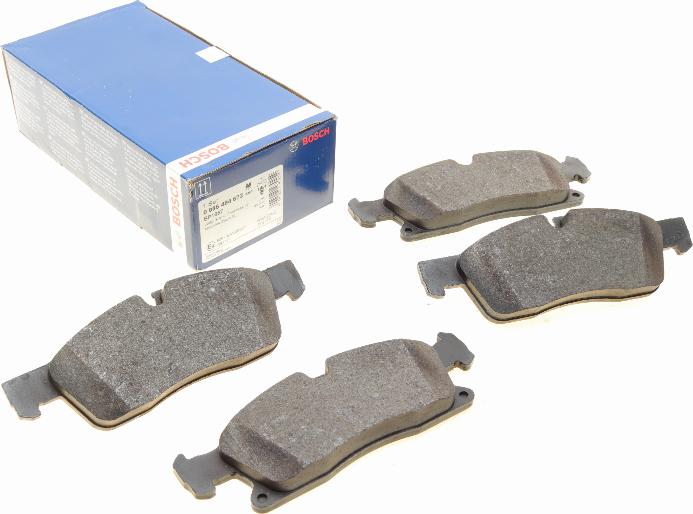 BOSCH 0 986 494 672 - Brake Pad Set, disc brake onlydrive.pro