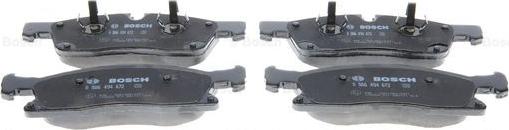 BOSCH 0 986 494 672 - Brake Pad Set, disc brake onlydrive.pro