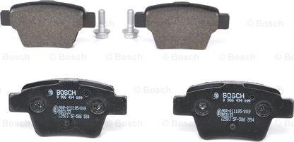 BOSCH 0 986 494 099 - Тормозные колодки, дисковые, комплект onlydrive.pro