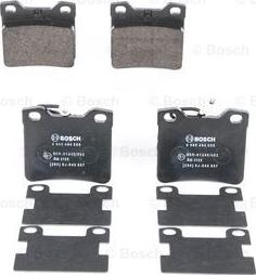 BOSCH 0 986 494 055 - Brake Pad Set, disc brake onlydrive.pro