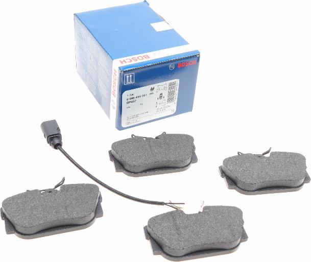 BOSCH 0 986 494 051 - Brake Pad Set, disc brake onlydrive.pro