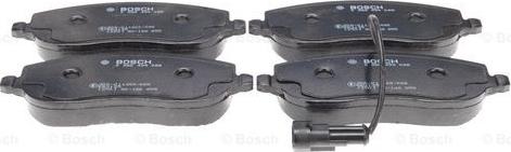 BOSCH 0 986 494 068 - Brake Pad Set, disc brake onlydrive.pro