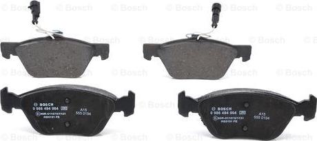 BOSCH 0 986 494 004 - Brake Pad Set, disc brake onlydrive.pro