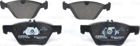 BOSCH 0 986 494 001 - Brake Pad Set, disc brake onlydrive.pro