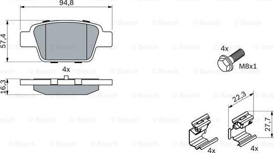 BOSCH 0 986 494 030 - Jarrupala, levyjarru onlydrive.pro