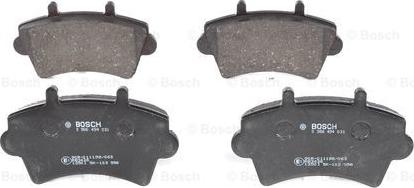 BOSCH 0 986 494 031 - Brake Pad Set, disc brake onlydrive.pro