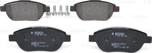 BOSCH 0 986 494 038 - Brake Pad Set, disc brake onlydrive.pro