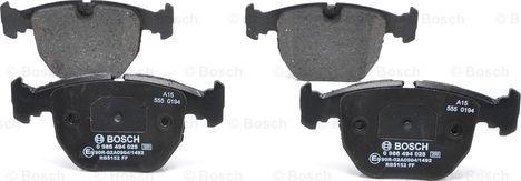 BOSCH 0 986 494 028 - Piduriklotsi komplekt,ketaspidur onlydrive.pro