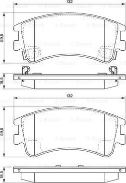 BOSCH 0 986 494 079 - Brake Pad Set, disc brake onlydrive.pro