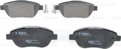 BOSCH 0 986 494 074 - Brake Pad Set, disc brake onlydrive.pro