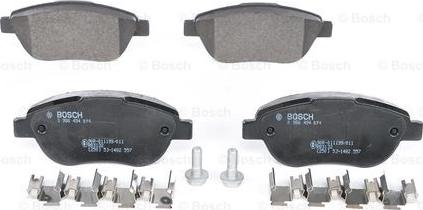 BOSCH 0 986 494 074 - Brake Pad Set, disc brake onlydrive.pro