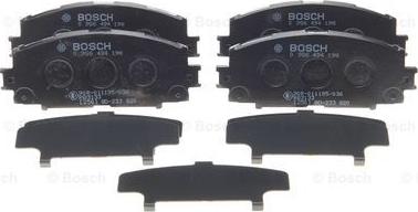 BOSCH 0 986 494 198 - Bremžu uzliku kompl., Disku bremzes onlydrive.pro