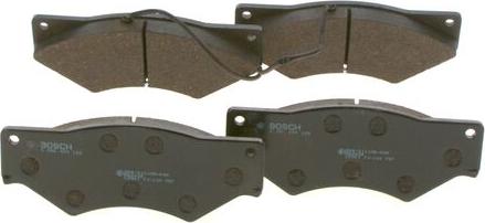 BOSCH 0 986 494 193 - Brake Pad Set, disc brake onlydrive.pro