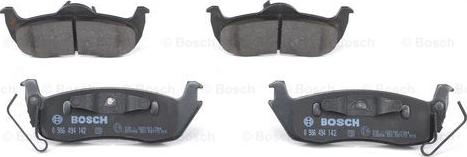 BOSCH 0 986 494 142 - Brake Pad Set, disc brake onlydrive.pro